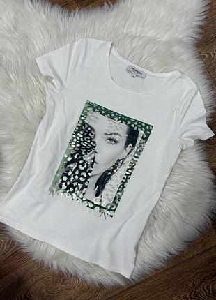 Біла футболка morgan