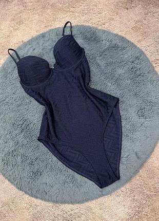 Синій купальник з утяжкою
