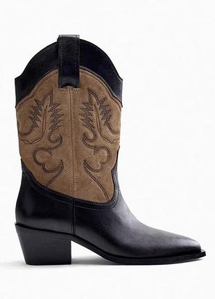 Ботинки в ковбойском стиле