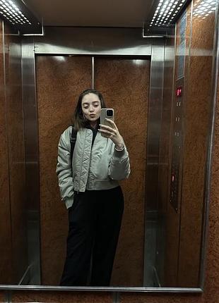 Бомбер вкорочений h&m