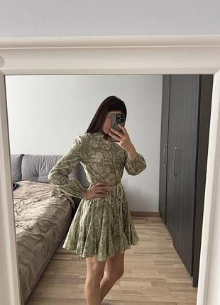 Зелена сукня zara
