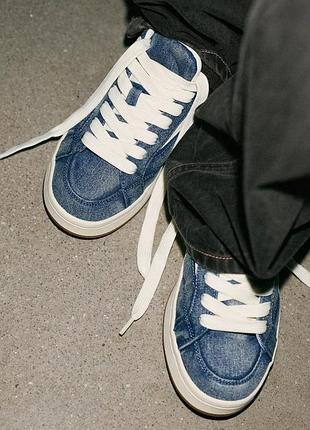 Кеди жіночі денімові zara new