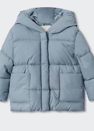 Детская стеганая куртка mango с утеплением 9-12 месяцев (80 см )