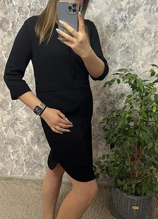 Чорна сукня плаття класична сукня з кишенями