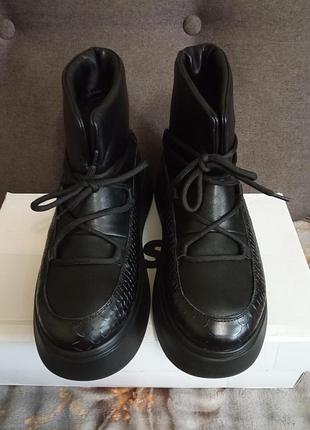 Ботинки эко кожа