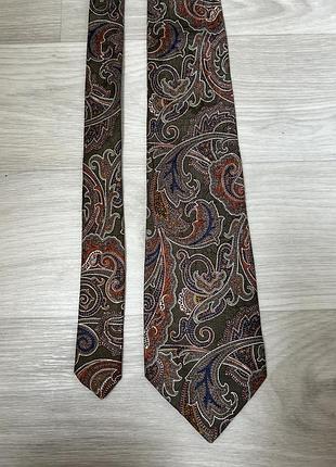 Галстук kurt geiger пейсли принт винтаж шелк