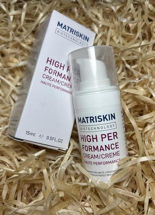 Концентрований антивіковий крем для обличчя matriskin high performance cream, 15 мл
