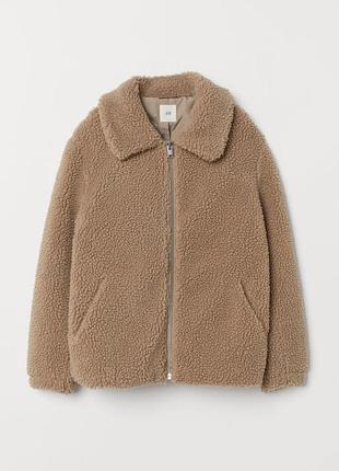Плюшева куртка тедді hm