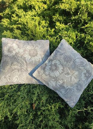 Набор наволочек 2 шт, 40*40 см, лен-хлопок