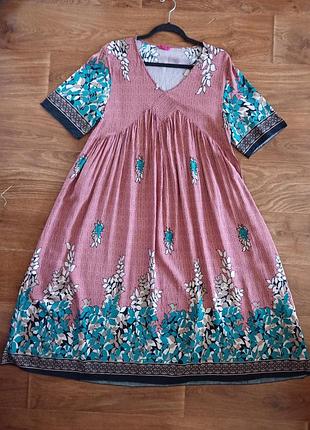 Фирменные хлопковые летнее платье.батл.