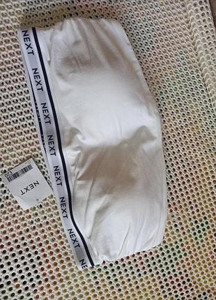 Белый топ next размер l