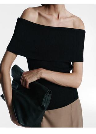 Топ cher трикотажний чорний o.taje