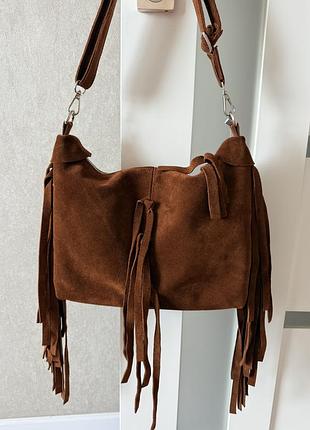 Сумка замшева stimma