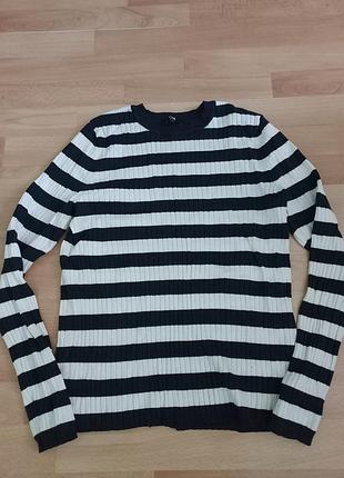 Кофта чорно-біла c&a