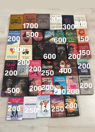 Продам книги б/у та нові в ідеальному стані