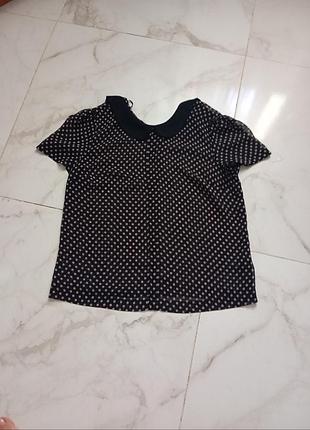 Блузка в горох.