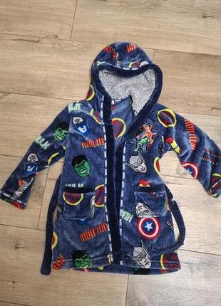 Халат флісовий на 4-5 років зріст до 110 см