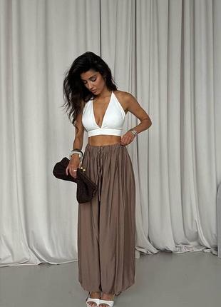 Штани льон 3 кольори