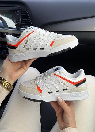 Мужские кроссовки adidas drop step low white beige