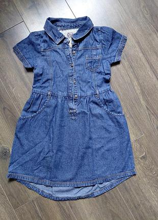 Платье джинсовое на девочку