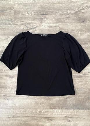 Футболка блуза з рукавами ліхтарики h&m