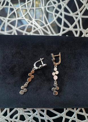 Серебряные серьги 925 проба.
