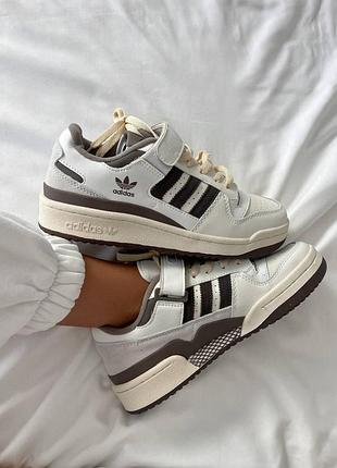 Жіночі кросівки adidas forum 84 low brown
