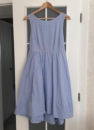 Ефектне плаття міді з бантами на спині. застібка блискавка. 100% котон.