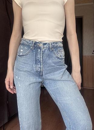 Джинси mom від stradivarius