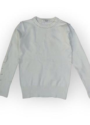 Свитшот женский белый colabear, размер s