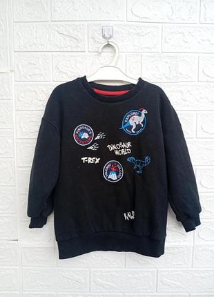 Теплый свитшот на 4-5 лет 110 см