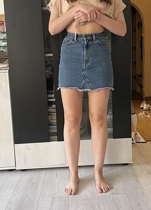 Коротка спідниця українського бренду it’s my, 100 cotton. розмір xs/s