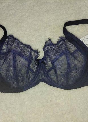 Бюстгальтер синий