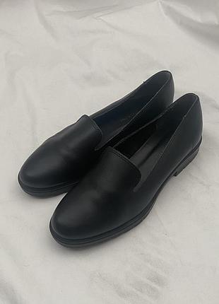 Лофери балетки чорні жіночі carlo pazolini 38-39 розмір для офісу, школи