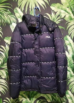 Зимний пуховик nike монограмм