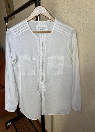 Продам  білу льняну сорочку
