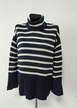 Светр свитер gap оверсайз s m у смужку в полоску світшот худі толстовка плащ пальто