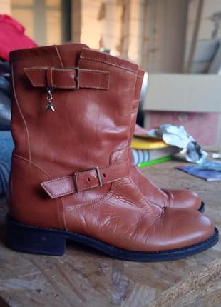 Кожаные ботинки patrizia pepe