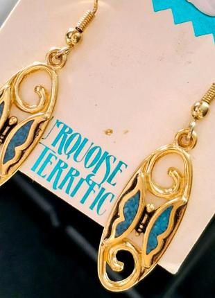 Серьги винтажные