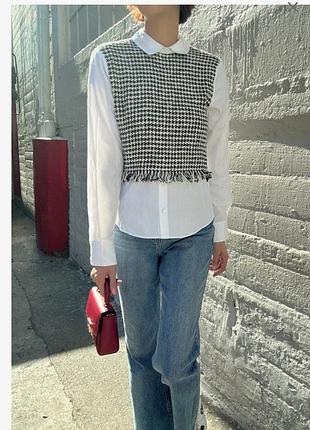 Сорочка з твідом zara