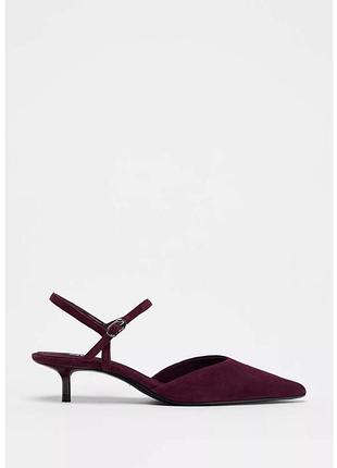 Сандалі жіночі zara замш