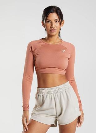 Тренувальний жіночий лонгслів від gymshark