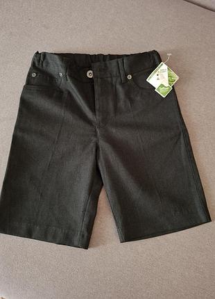 Брендовые, новые, классические шорты для школьника от f&amp;f, р.8-9