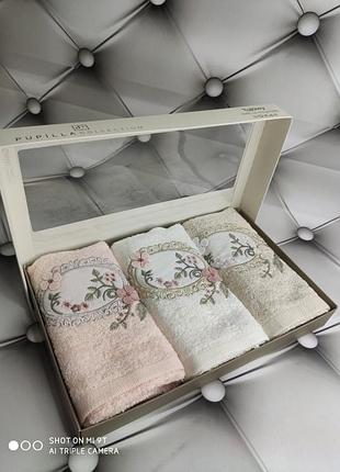 Кухонные махровые полотенца, кухонное для рук. 30-50см. 3 штуки. pupilla hayal oval турция 3643