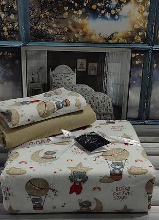 Loray полуторный размер. фланелевое постельное белье. детское. belizza турция.