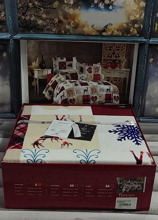 Love полуторный размер. фланелевое постельное белье. теплая баечка, 100% хлопок. belizza турция.