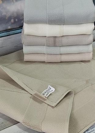 50х80см. 6шт/уп. полотенца под ноги в ванной. премиум качество. плотность 600 г/м2.