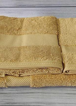 Deluxe hardal махрові рушники 3в1 soft cotton туреччина.