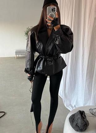 Ефектні незвичайні лосіни з штрипками