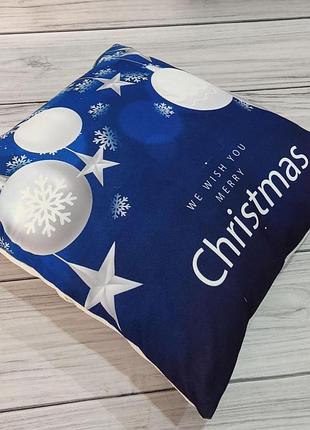 Новорічні наволочки 45х45см. dijital принт. туреччина.